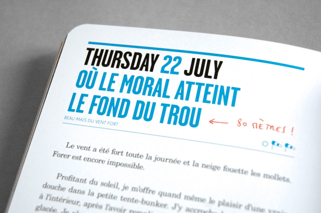 Carnet glacé, éditions Libel